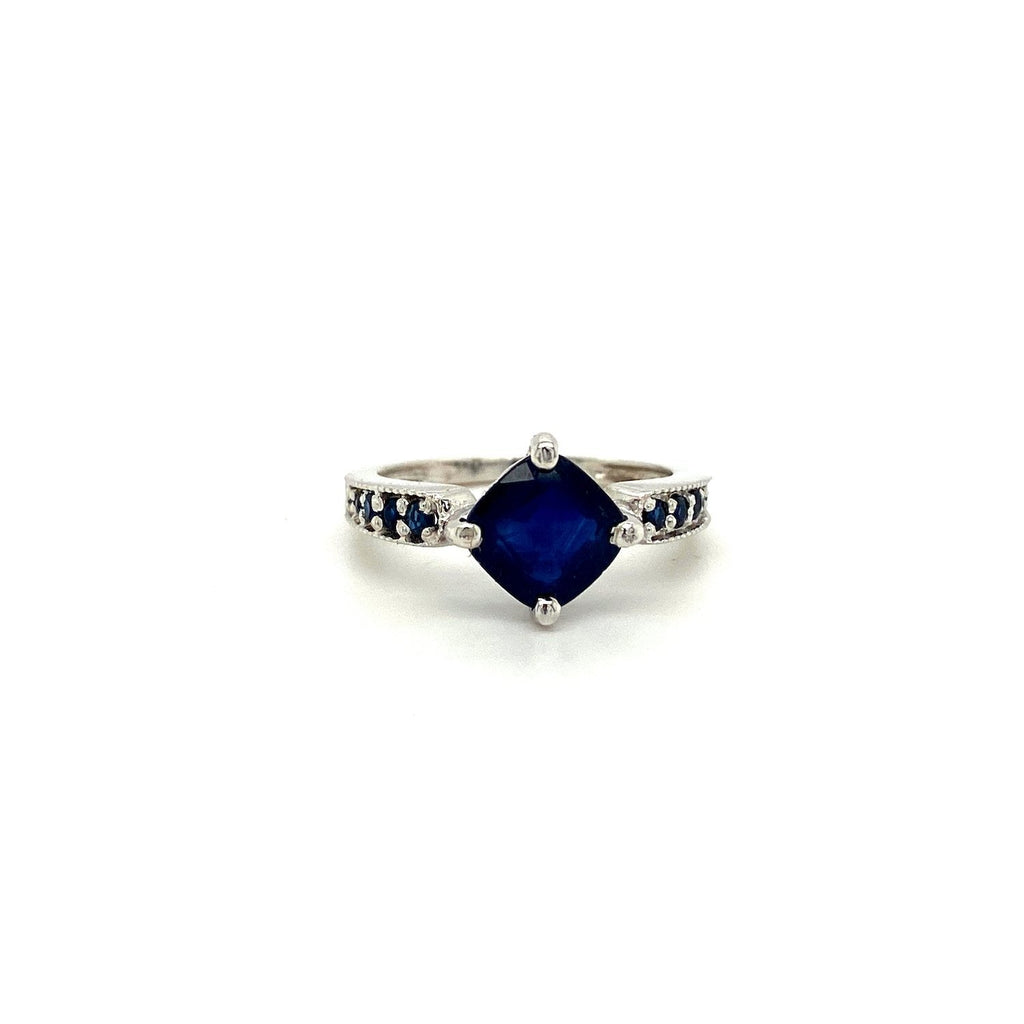Sapphire Ring in .925 Sterling Silver - KSR 15203-0