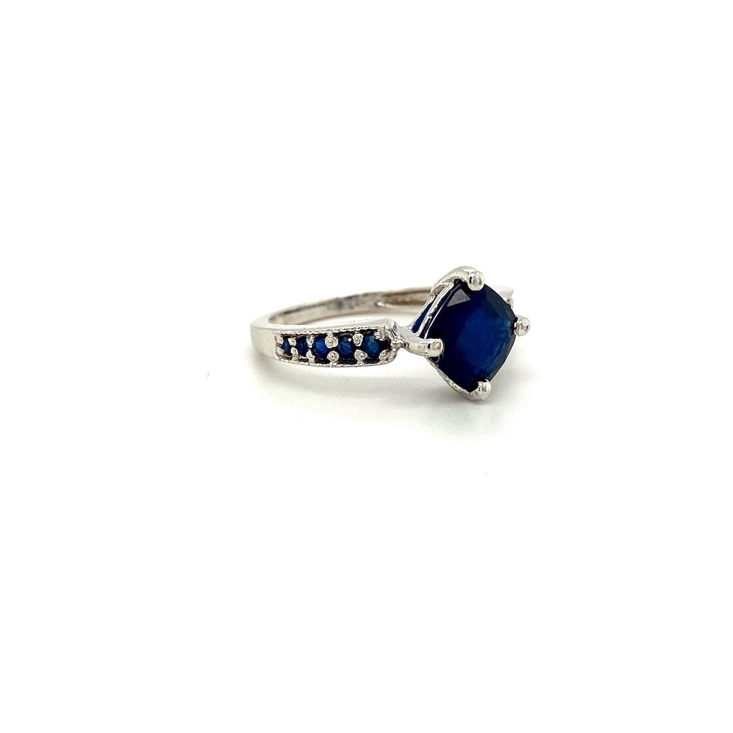 Sapphire Ring in .925 Sterling Silver - KSR 15203-1
